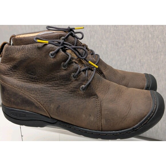 Keen Bidwell Brown Leather Chukka Boot Men's US 12 UK 11 EU 46 - Picture 1 of 10